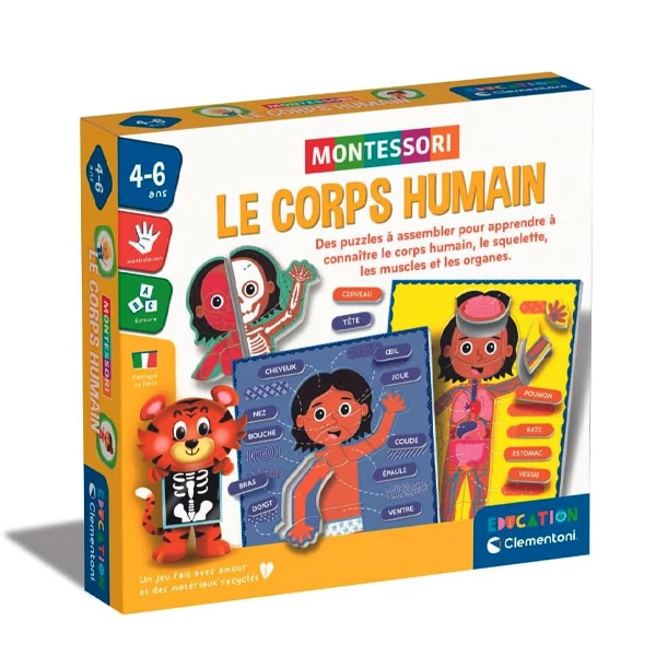 CLEMENTONI - Montessori - Le corps humain