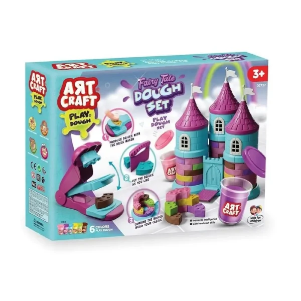 ART CRAFT - château pate à modeler