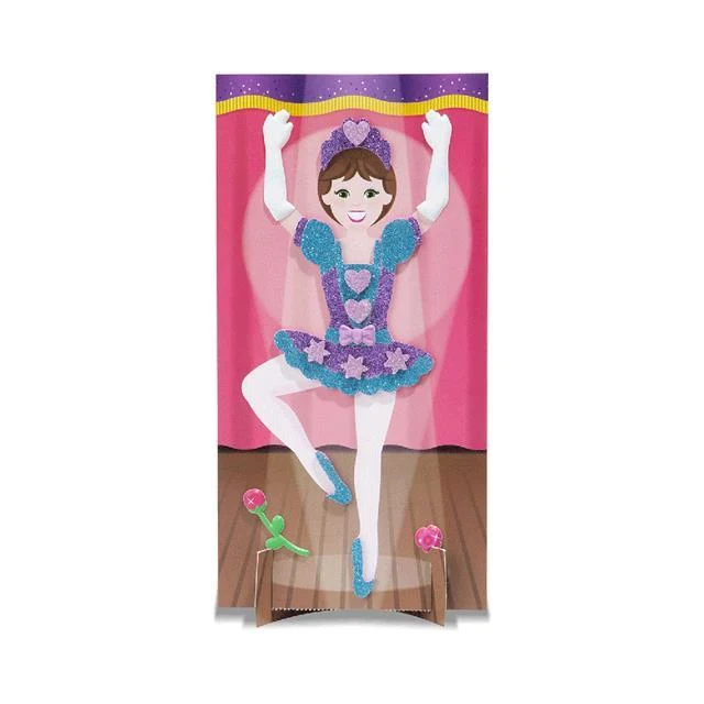 Melissa & Doug Mess-Free Glitter Ballet & Dancing Fashions / Mode pailletée sans dommage pour le ballet et la danse