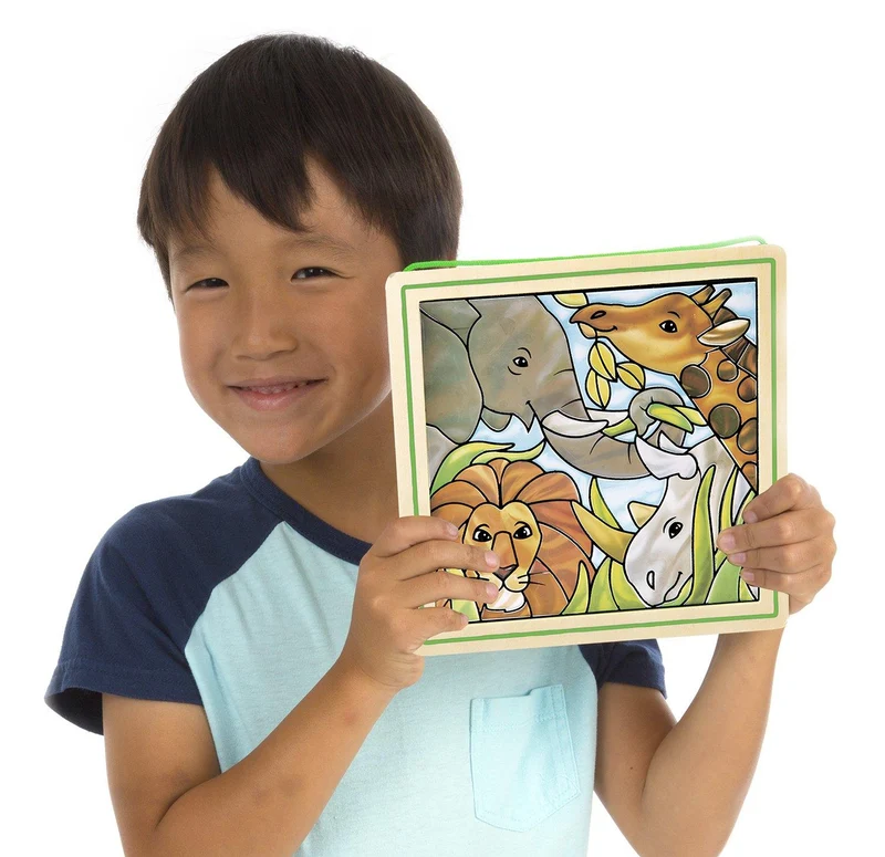 Melissa & Doug Stained Glass Safari / Safari en vitrail