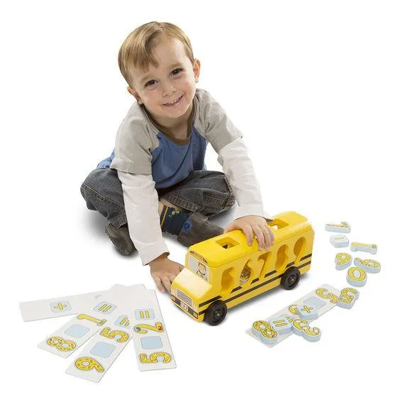 Melissa & Doug Number Matching Math Bus / Association des nombres - Autobus mathématique