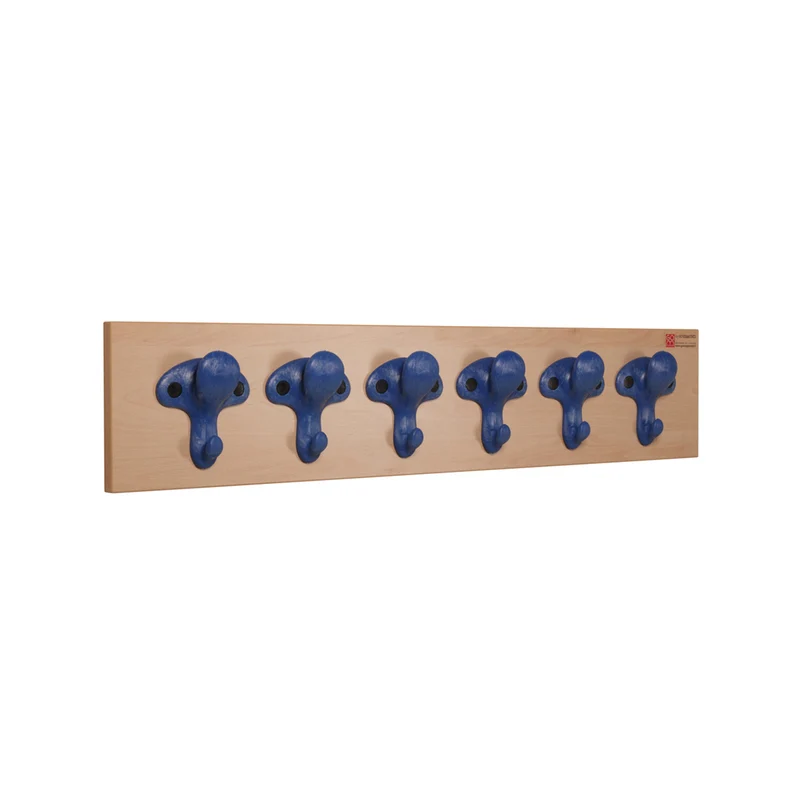 Barre porte-manteaux 6 places 105x20x1,8 cm