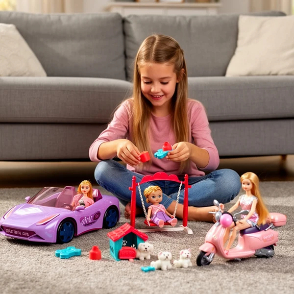 Pack de 2 poupées et leur petite sœur