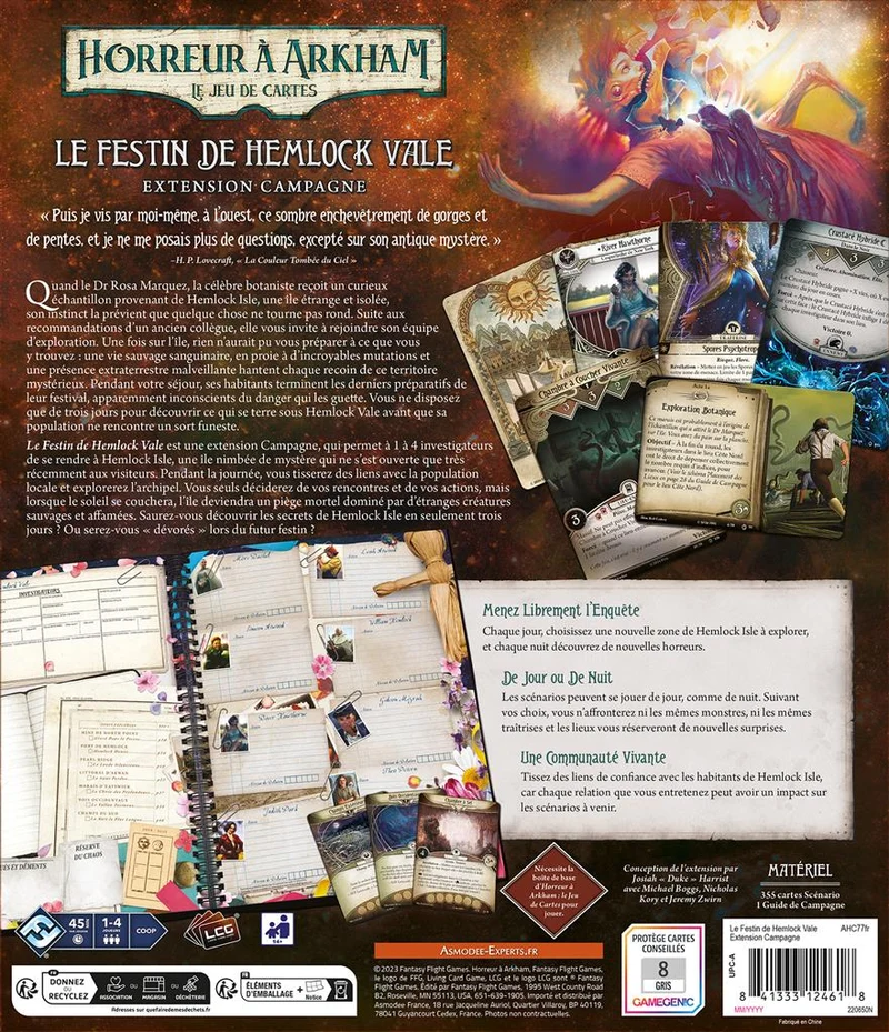 Horreur à Arkham JCE – Le Festin de Hemlock Vale (Campagne)