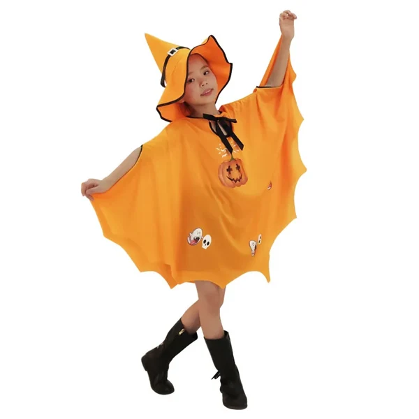 Déguisement Cape Citrouille Halloween