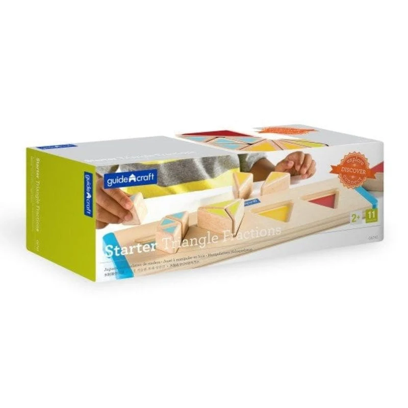 Guidecraft Starter Fractions Triangle / Triangle des fractions de base