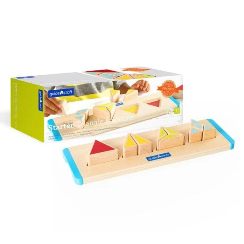 Guidecraft Starter Fractions Triangle / Triangle des fractions de base