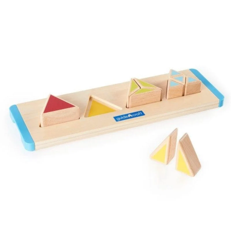 Guidecraft Starter Fractions Triangle / Triangle des fractions de base