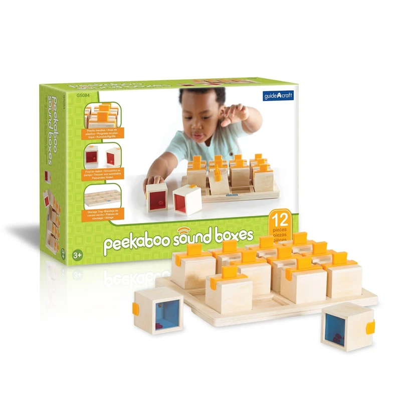 Guidecraft Peekaboo Sound Boxes / Boîtes sonores à cache-cache