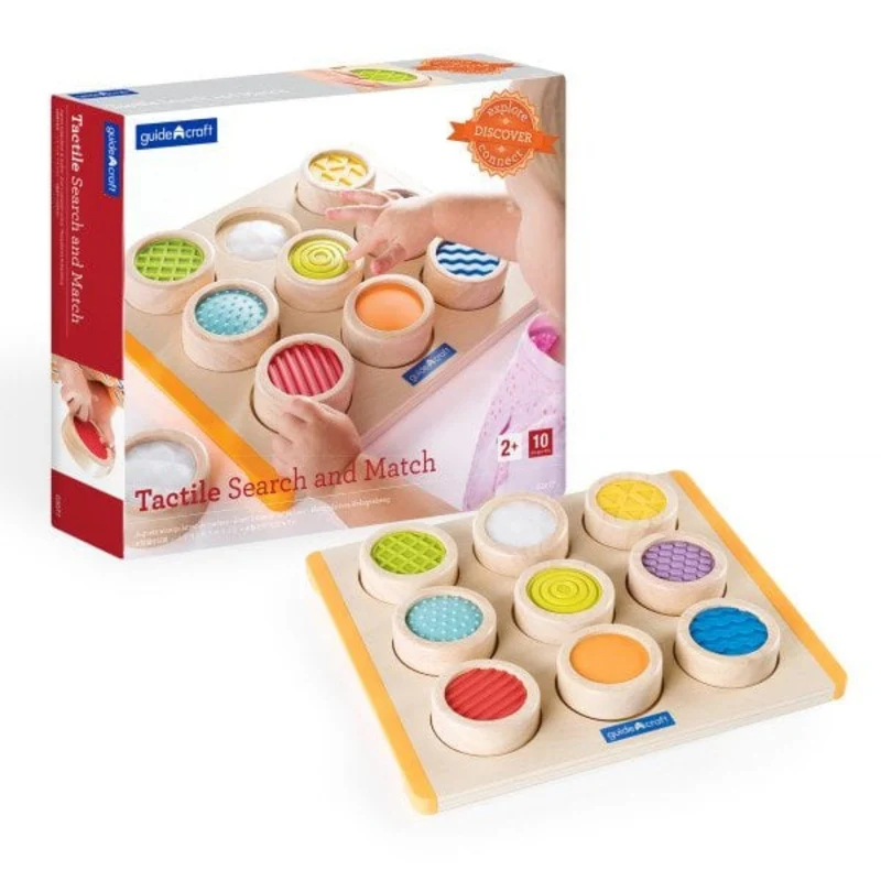 Guidecraft Tactile Search And Match / Recherche et correspondance tactiles