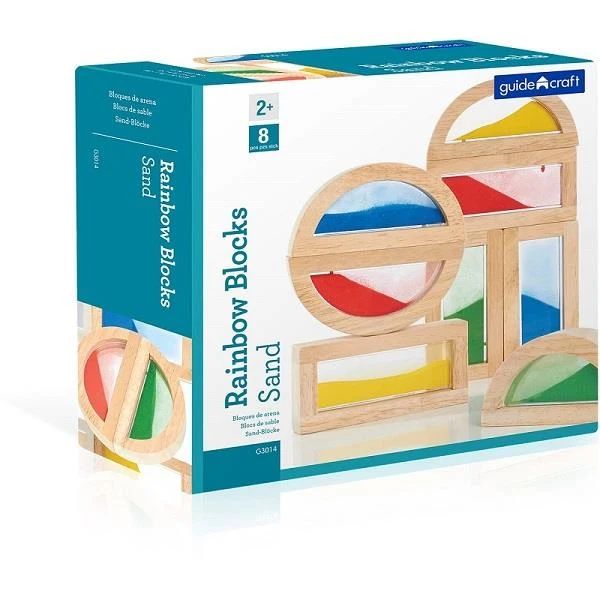 Guidecraft Rainbow Blocks Sand / Blocs arc-en-ciel sable