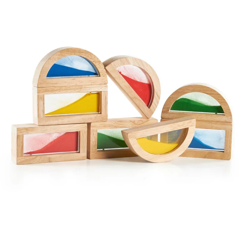 Guidecraft Rainbow Blocks Sand / Blocs arc-en-ciel sable