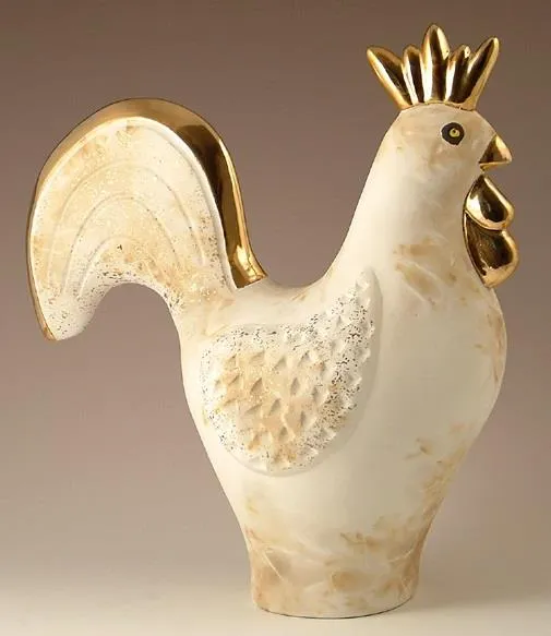Pauline Pelletier Rooster Figurine / Figurine de coq