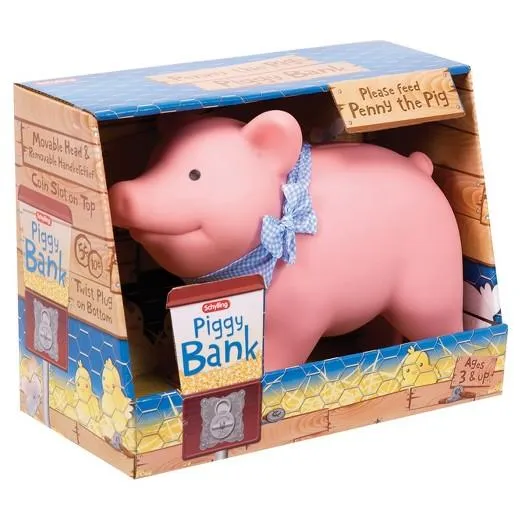 Schylling Rubber Piggy Bank - Tirelire en caoutchouc