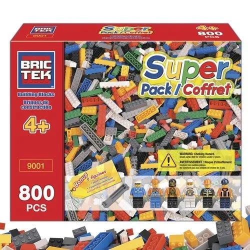 Bric Tek Super Pack 800 Pcs / Coffret Super paquet de 800 pièces