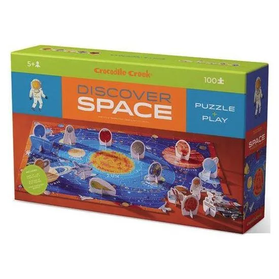 Crocodile Creek Puzzle Discover Space (100 pcs) / Casse-tête Découverte de l'Espace (100 pièces)