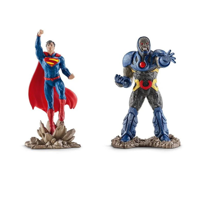 DC Superman Vs Darkseid Scenery Figure Pack / Ensemble de figurines de décoration