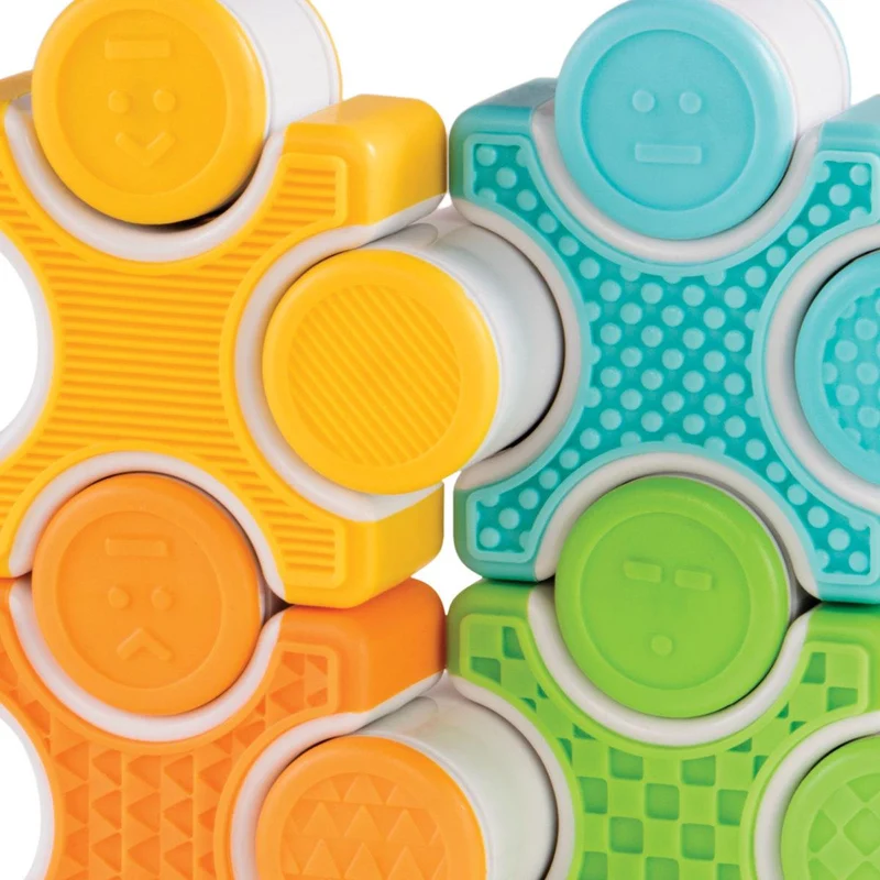 Guidecraft Grippies Magnetic Stackers 24Pcs / Empileurs magnétiques 24 pièces