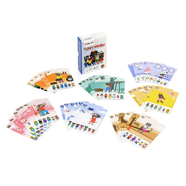 OXYBUL - 4 mini jeu de 7 familles