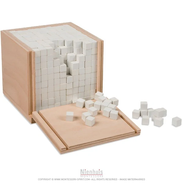 Boite des volumes de 1000 cubes