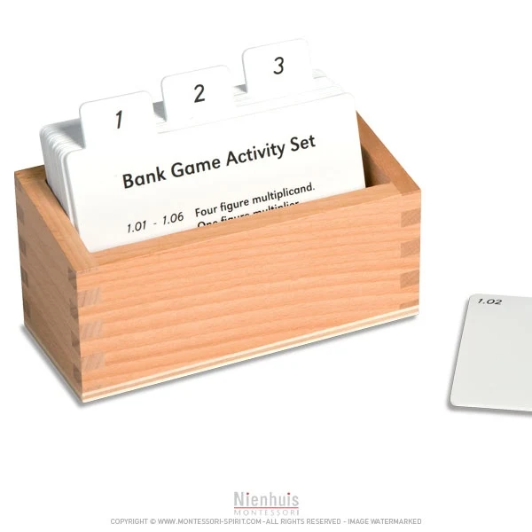 Exercices pour jeu de la banque (en anglais)