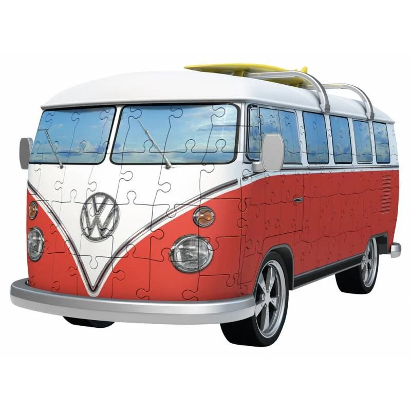 Ravensburger 3D Puzzle Volkswagen Red Bus (162pcs) / Puzzle 3D Ravensburger Volkswagen Bus Rouge (162 pièces)