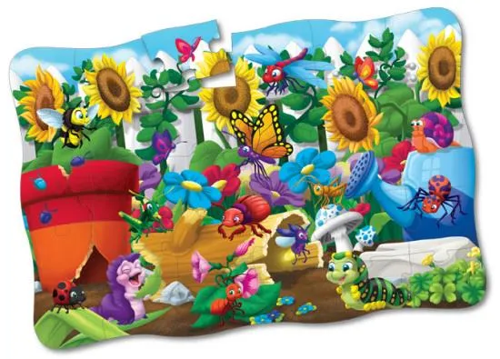 The Learning Journey Coloring Puzzle Giant Backyard Bugs / Puzzle à colorier Insectes géants du jardin