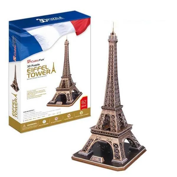 3D Puzzle Eiffel Tower / Casse-Tête 3D Tour Eiffel