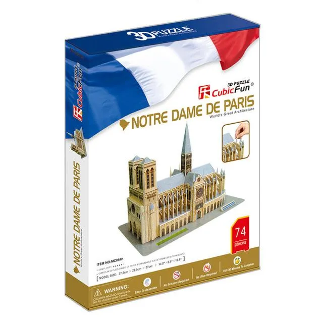 3D Puzzle Notre Dame De Paris / Casse-Tête 3D