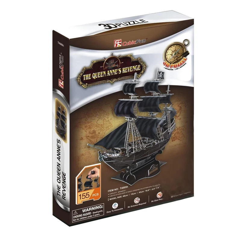 3D Puzzle Queen Anne's Revenge Casse-Tête 3D