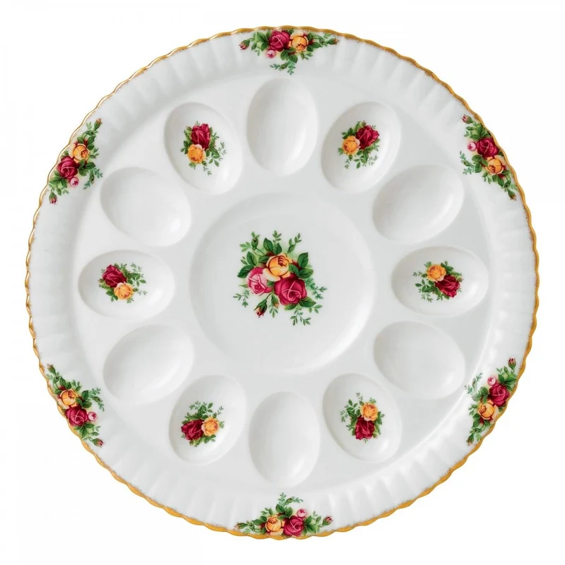 Royal Albert Deviled Egg Dish / Plat d'œufs farcis