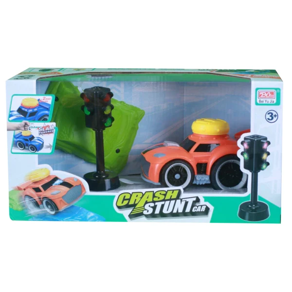 Crash Stunt - Voiture de course avec feux tricolores