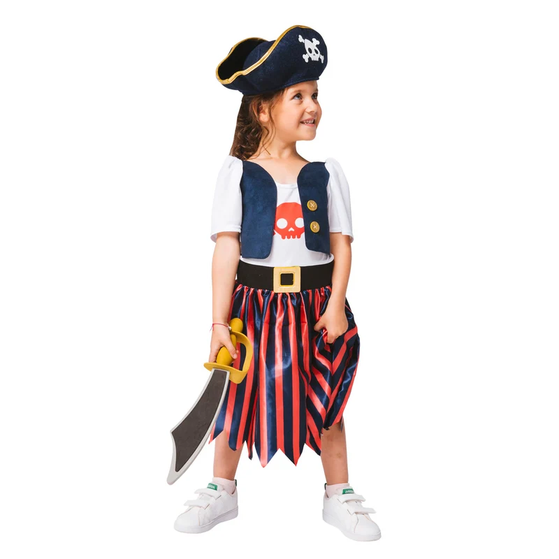 OXYBUL - Déguisement Mady la pirate 6/8 ans