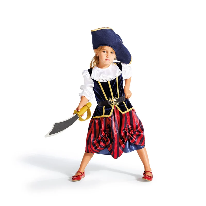 OXYBUL - Déguisement pirate fille 6-8 ans