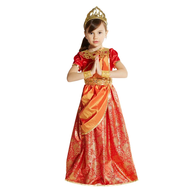 OXYBUL - Déguisement de princesse cambodgienne 3-5 ans
