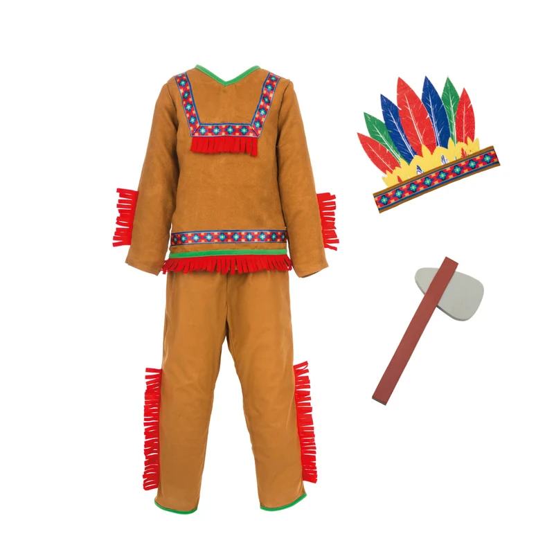OXYBUL - Déguisement indien 6-8 ans