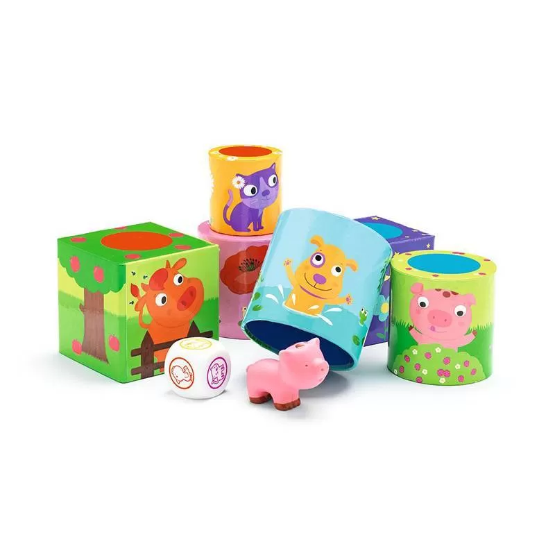 Djeco - Ludamino -3 jeux pour les petits 🧒2 ans+