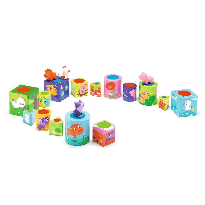 Djeco - Ludamino -3 jeux pour les petits 🧒2 ans+