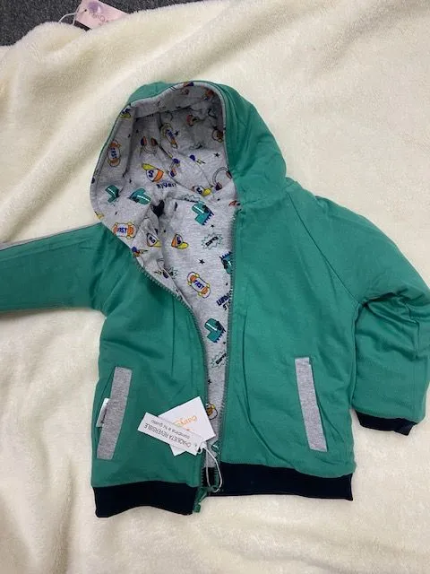 veste réversible dinos