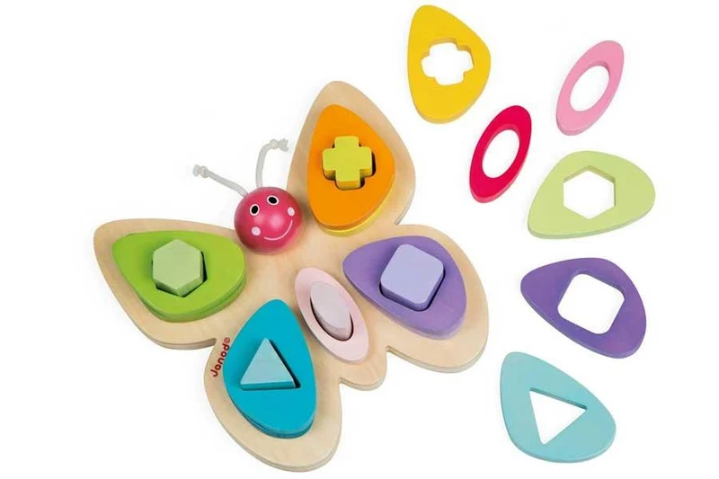 Janod Stacking Butterfly / Papillons Des Formes