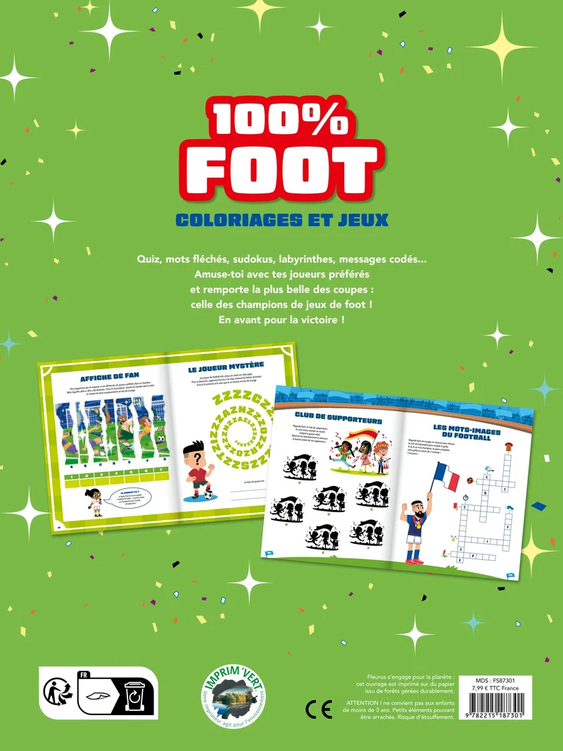 Coloriages et Jeux – 100% Foot | Quiz, Labyrinthes & Activités Football