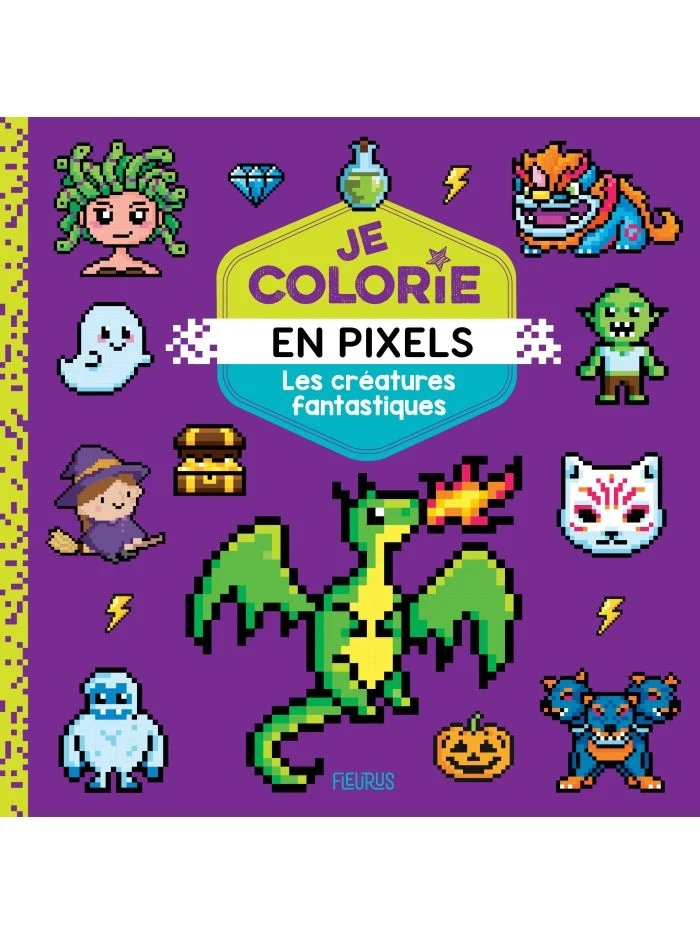 Je Colorie en Pixels – Les Créatures Fantastiques | Pixel Art & Coloriages Mystères