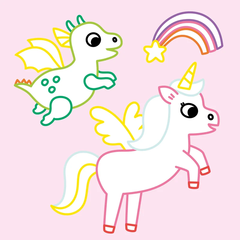 Mes Premiers Coloriages Sans Dépasser – Princesses et Licornes | Maternelle