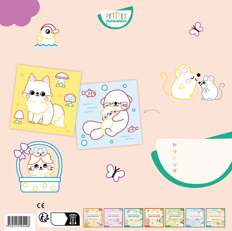 Mes Premiers Coloriages Sans Dépasser – Bébés Animaux | Livre de Coloriage Enfant