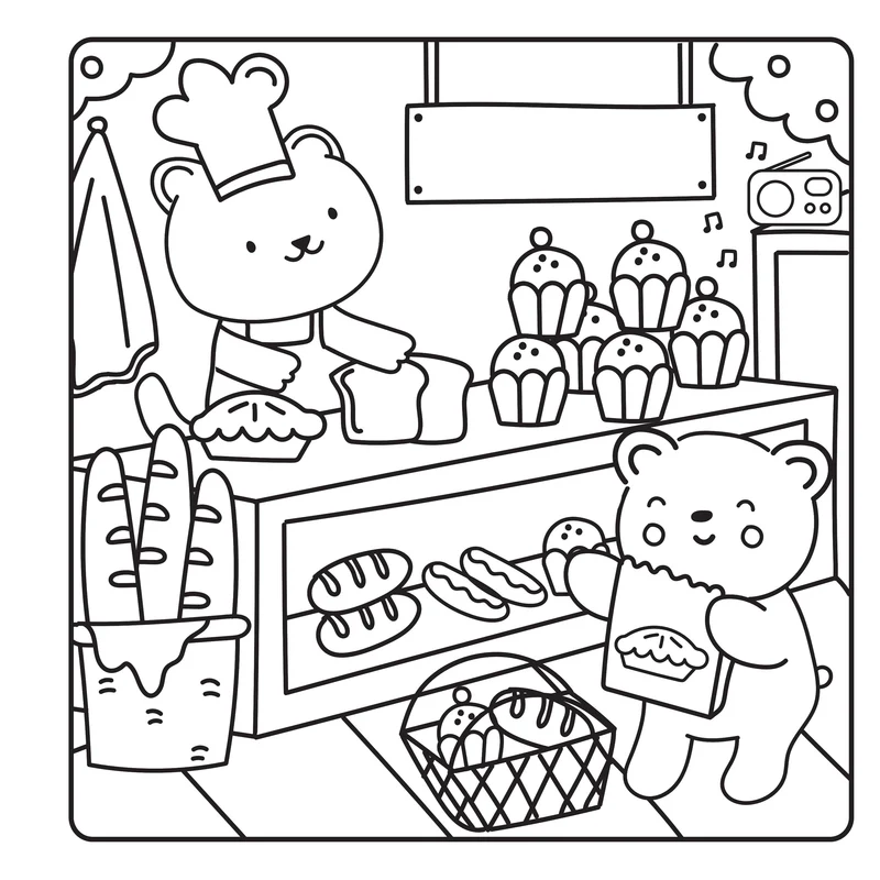 Coffret Les Colos Cocooning – Livre de coloriage et 10 feutres à alcool double-mines