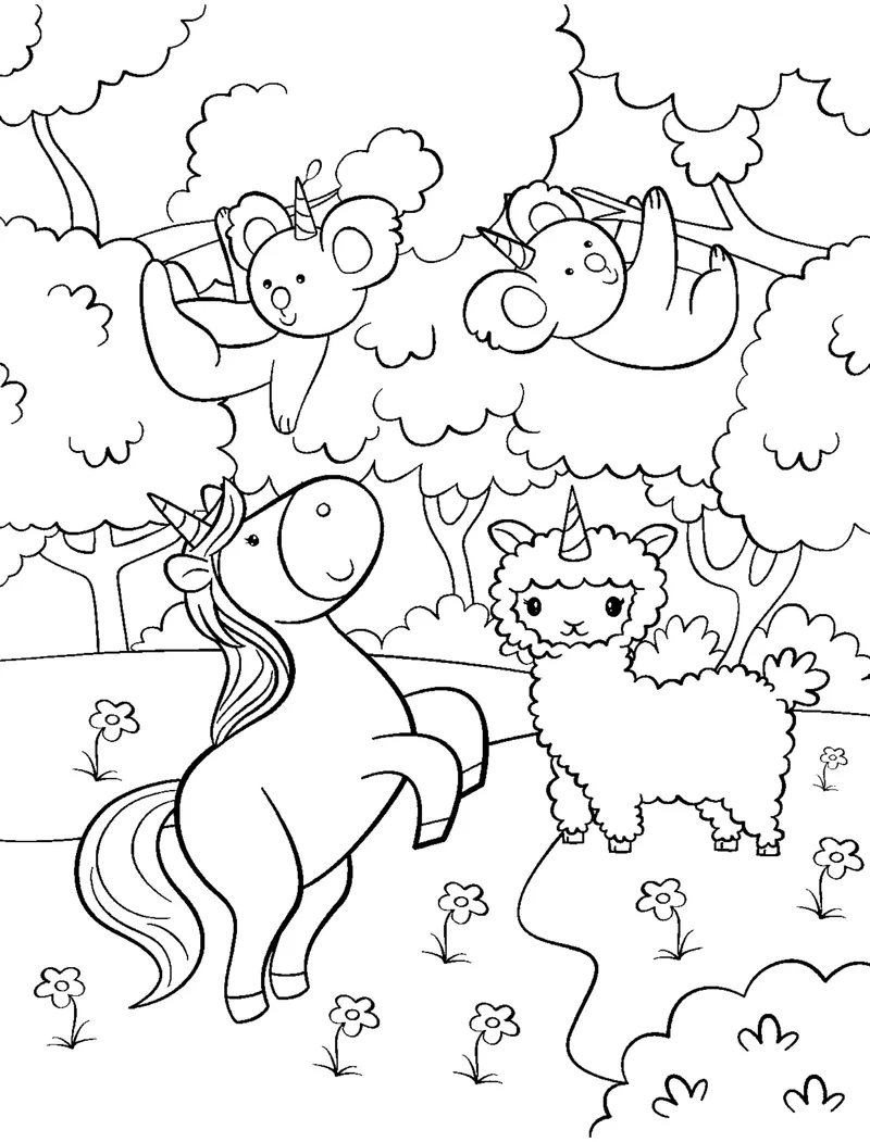 Licornes Magiques – Coffret Coloriage avec Feutres Pastel, Jeux & Stickers