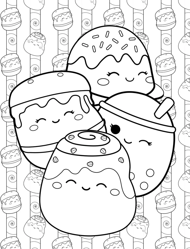 Mon Grand Coffret Coloriage Squishmallows – Jeux, Stickers & 5 Feutres