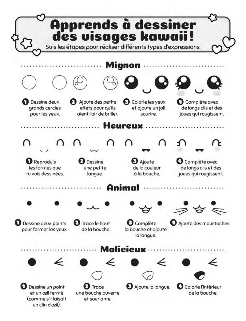 Mon Grand Coffret Passion Kawaii – Dessin, Feutres Pastel & Tatouages
