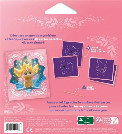 Cartes à Gratter Étincelantes Hiver Enchanté PRECIOSA – Fantasy Dreams