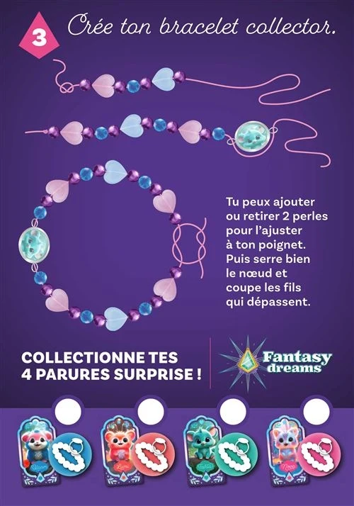 Mes Bijoux Surprise TAHIA – Kit Créatif Bracelet, Bague & Carte Scintillante